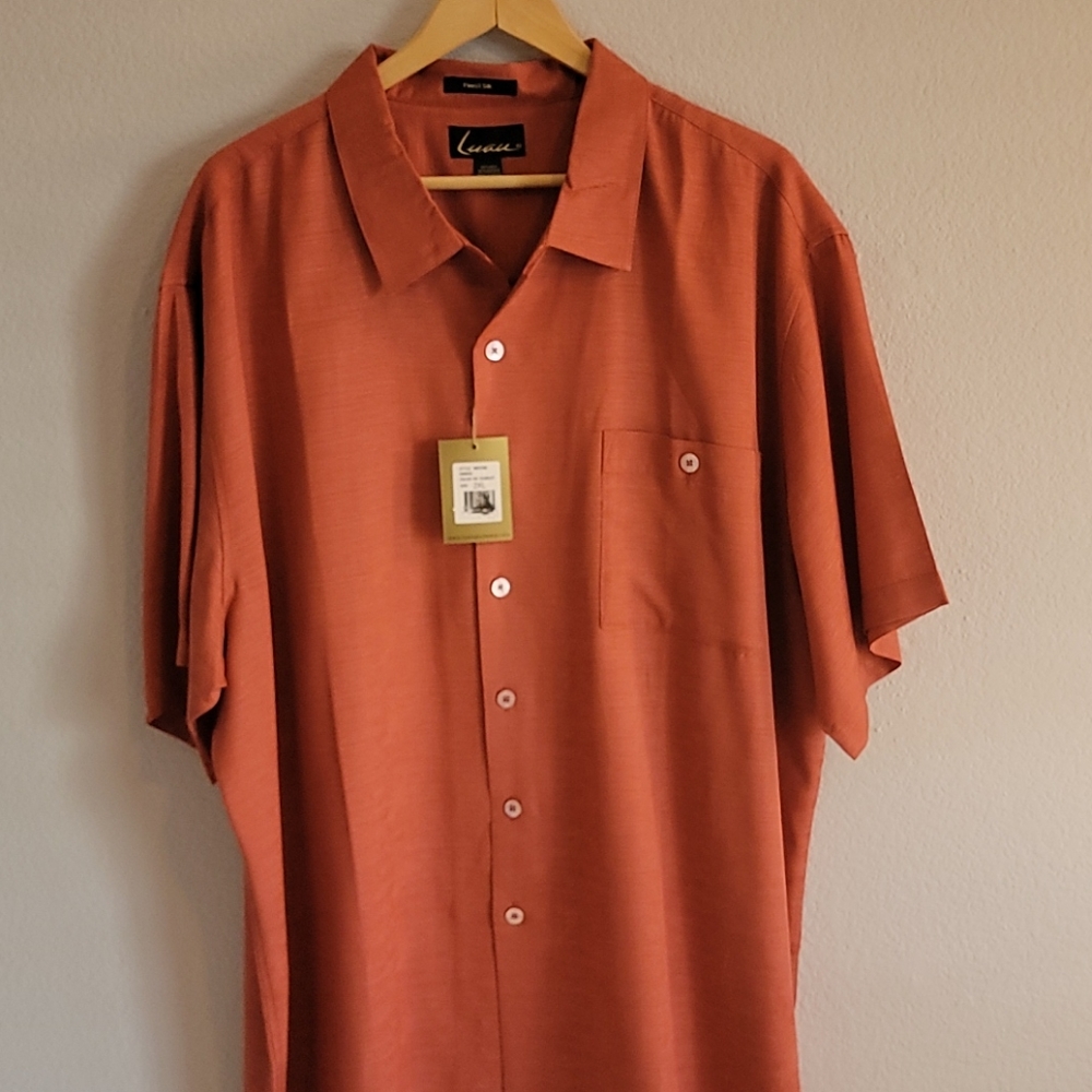 New!! Luau Silk Shirt NWT